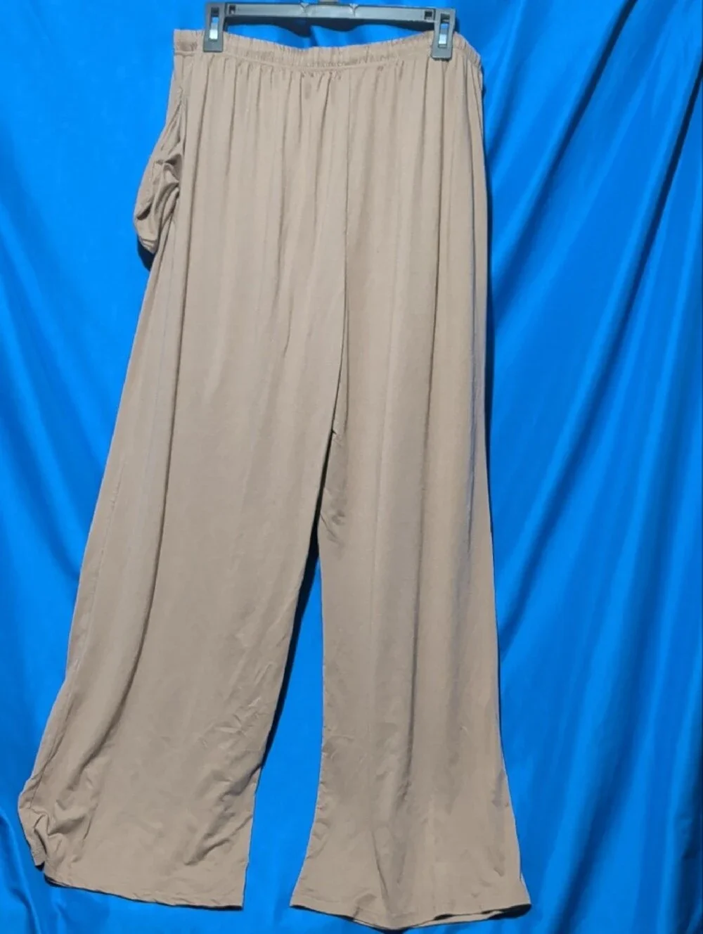 Women's XXL Long Sleeve Lounge Set in Taupe - Comfortable Sleepwear